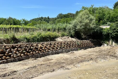 Realizzazione Palizzata Fiume Feltrino a San Vito Chietino