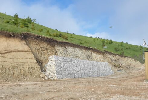 Parco Eolico Roccaspinalveti Realizzazione Gabbionata