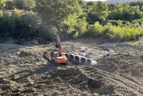 Posa e Stesura di Condotte Armco Somma Urgenza a Fraine