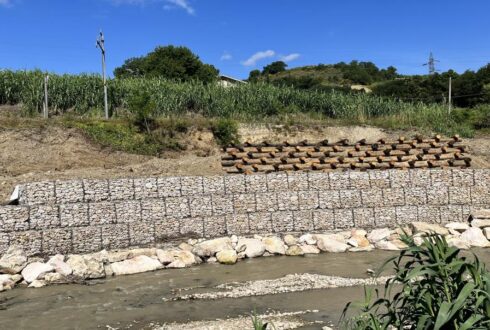 Realizzazione Protezione Spondale Fiume Veltrino a San Vito Chietino