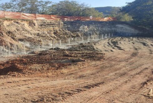 Strada di Accesso al Cantiere SP187 Trignina